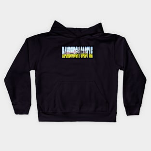 BAMBURGH CASTLE - Northumberland England Castle Kids Hoodie